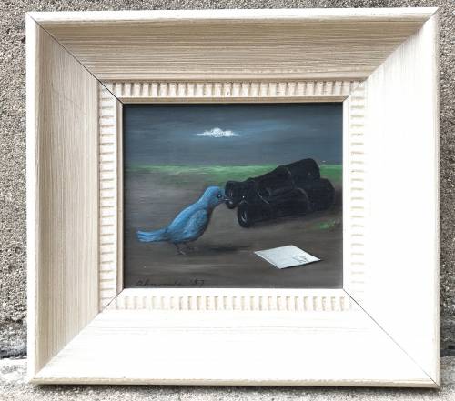 Chicago artist Gertrude Abercrombie painting